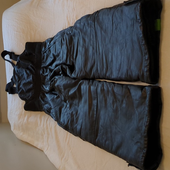 Vintage Arctic Cat Leather Snowmobile Bib Pants - Picture 7 of 9